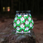 Mosaic Solar Porch Lanterns, Classic Waterproof LED