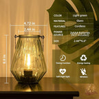 Courtyard Solar Lantern Set, Decorative Garden Lighting