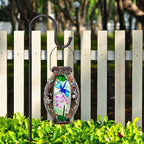 Decorative Dragonfly Solar Lanterns for Backyard, Waterproof LED