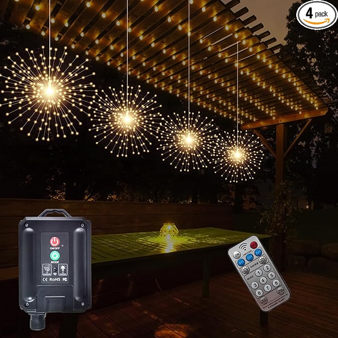 Warm White Outdoor Edison String Lights, Weatherproof