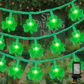 33ft Green Outdoor Edison String Lights, Weatherproof