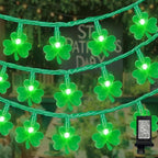 33ft Green Outdoor Edison String Lights, Weatherproof