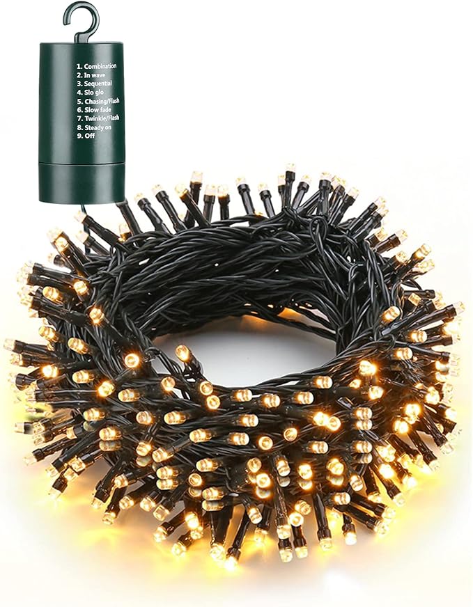 Christmas Yard String Lights, 66ft 200 LED Waterproof