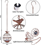 Solar Backyard Lanterns 4-Pack, Yard Hanging LED Decor