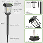 8-Pack Solar Pathway Lights, Waterproof LED Yard Lights