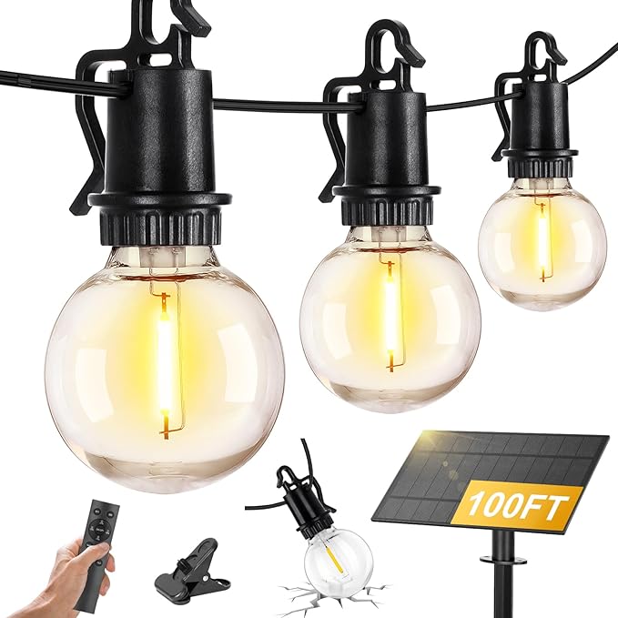 32 LED Christmas Fairy Lights, Remote & Timer Waterproof