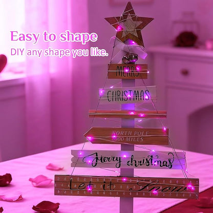 Christmas Fairy Lights 6-Pack, 16ft 50 LED Battery Twinkle Lights