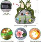 Frog Solar Lawn Figurine Light, Waterproof