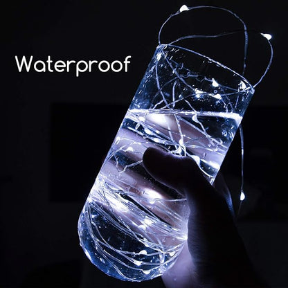 5-Pack Christmas String Lights, 20 LED Waterproof Twinkle Lights