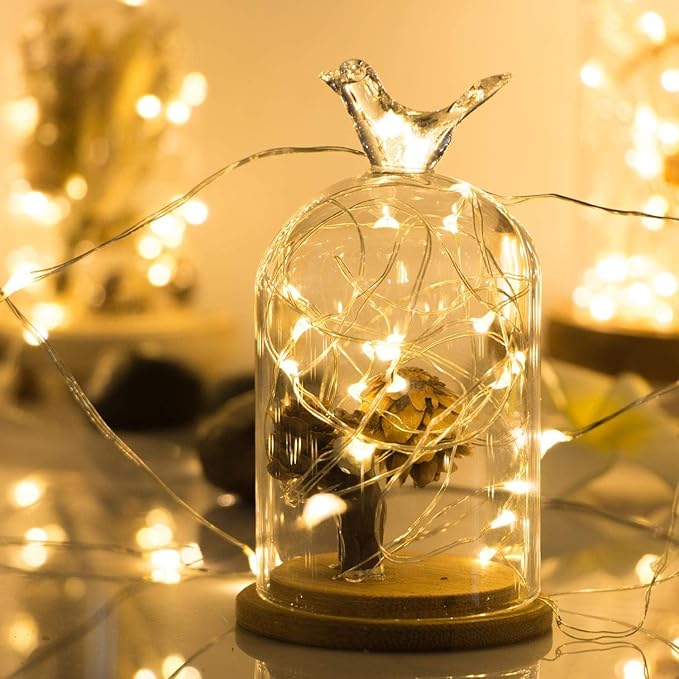 Christmas Yard String Lights 4-Pack, 10ft 30 LED Waterproof