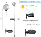 Solar Yard Path Lights 2-Pack, Waterproof