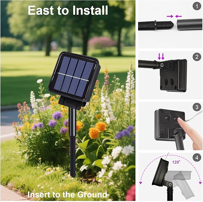 200 LED Solar Novelty Garden Lights