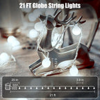 Christmas Fairy Lights, 60 LED Battery Twinkle Lights