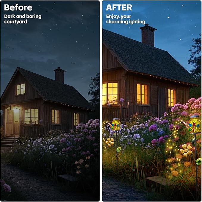 Solar Watering Can Light, Solar Yard Decorations Outdoor,Garden Decor Lights for Yard,IP65 Waterproof Hanging Lantern Lights,Outside Patio Lawn, Gifts for Mom Grandma Women Birthday