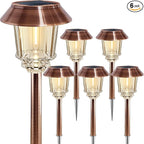 6-Pack Solar Landscape Lights for Yard