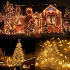 5ft Christmas LED String Lights, Waterproof Timer Lights