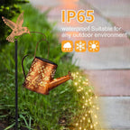 Metal Cardinal Solar Lanterns for Garden, Waterproof LED