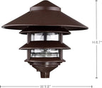 Bronze Solar Pathway Lights, Garden LED