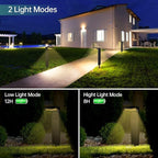 2-Pack Solar Path Lights, Outdoor Yard LED