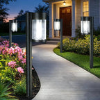 10-Pack Solar Pathway Lights, Waterproof LED Garden Lights