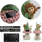 8.66" Solar Garden Garden Statue Light, Outdoor Decor