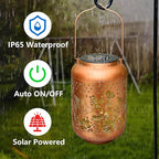 Hummingbird Solar Porch Lanterns, Charming Waterproof LED
