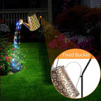 2-Pack Solar Watering Can Fairy Lights, LED