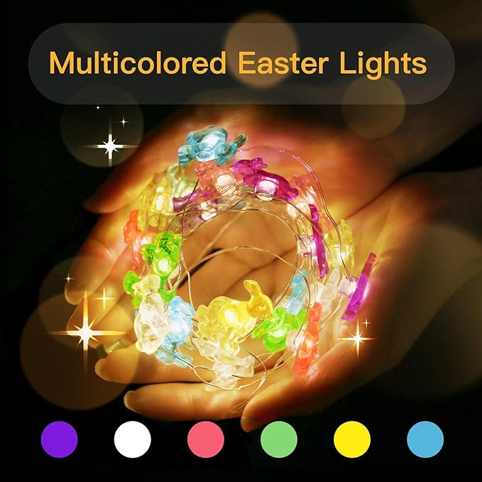 8ft LED Patio String Lights, Waterproof Outdoor