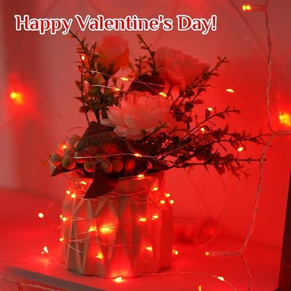 Christmas Fairy Lights 8-Pack, 16ft 50 LED Battery Twinkle Lights
