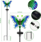2-Pack Solar Pathway Lights, Waterproof LED Driveway Lights