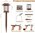 Solar Yard Path Lights 6-Pack, IP65 Waterproof