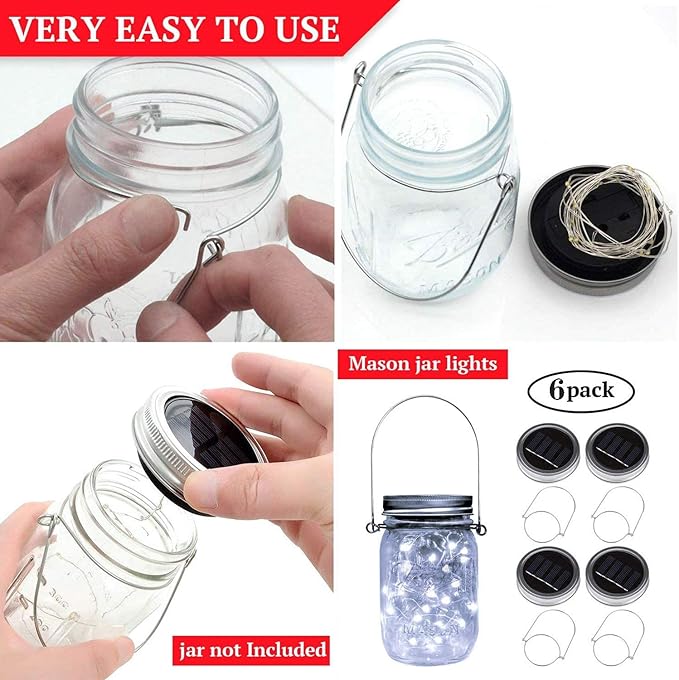Cool White Outdoor Edison String Lights, Weatherproof
