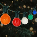 25ft Christmas LED String Lights, Waterproof Timer Lights
