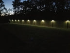 Solar Gutter Lights 4-Pack, Waterproof LED