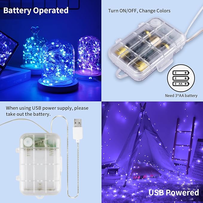 66ft RGB Outdoor Edison String Lights, Weatherproof