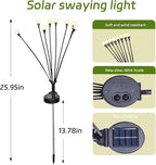 4-Pack Solar Landscape Lights for Driveway