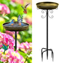 Metal Bird Bath, Vintage Outdoor Birdfeeder