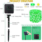 2-Pack Halloween String Lights, 80ft 200 LED Timer