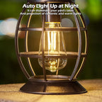 Solar Garden Lanterns 2-Pack, Yard Hanging LED Decor