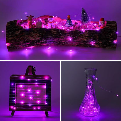 Christmas Fairy Lights 6-Pack, 16ft 50 LED Battery Twinkle Lights
