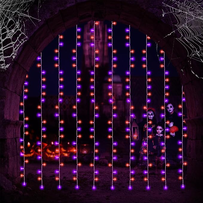 Halloween Yard String Lights, 8ft 300 LED Waterproof