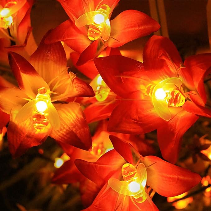Warm White Christmas Lightsft LED Timer