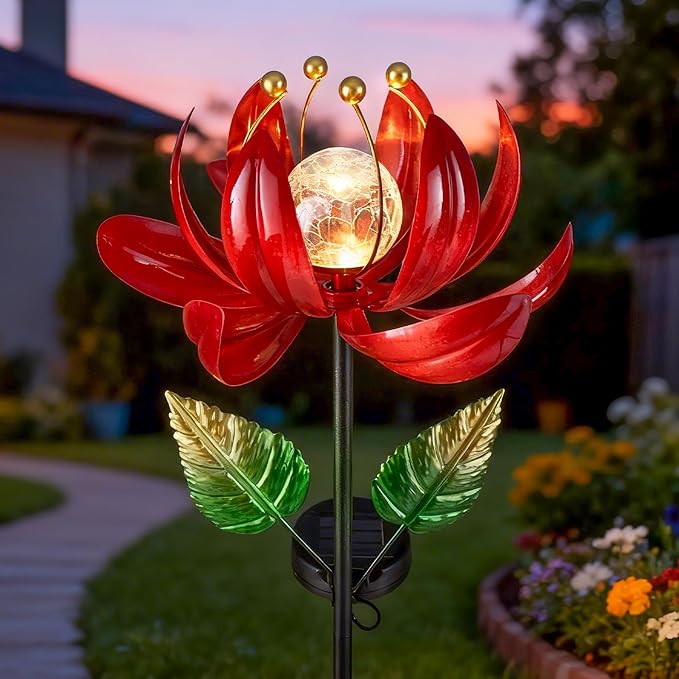 Solar Yard Path Lights, Waterproof