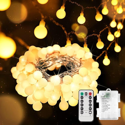 Christmas Fairy Lights, 100 LED Battery Twinkle Lights