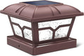 Upgraded Solar Post Cap Lights for Patio, LED