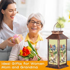 Solar Courtyard Lanterns, Garden Hanging LED Decor