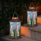 Solar Hanging Lanterns, Outdoor Hanging LED Decor