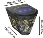 2-Pack Warm White Solar Patio Lights, Outdoor LED