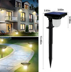 Solar Wall Spotlights 4-Pack, Motion Sensor LED