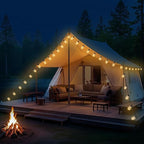 14ft Outdoor Edison String Lights, Weatherproof